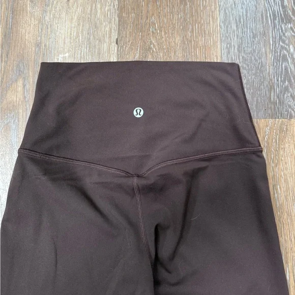 Lululemon Athletica ‘Wunde’ Brown Leggings High-Waist Performance Size 4/XS - Picture 3 of 4